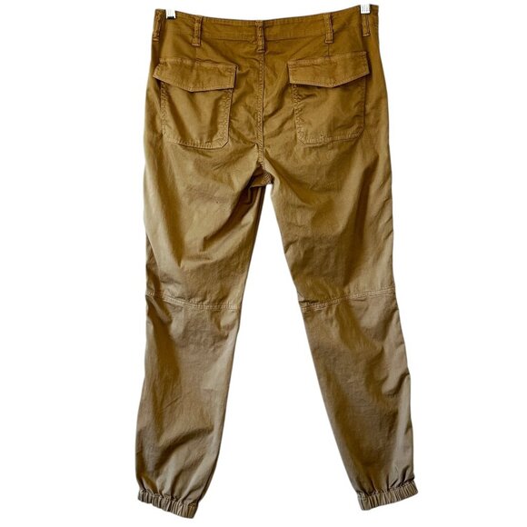 Lauren Ralph Lauren Cargo Jogger Pants Tan Elastic Cuff 4 Pockets Women's Size 6 - Picture 4 of 12